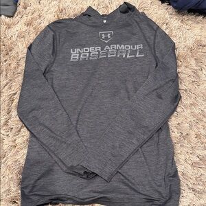 Under Armour Men's Charcoal Baseball Hoodie